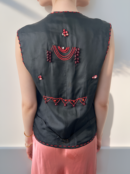 Hand-Beaded Gazanie